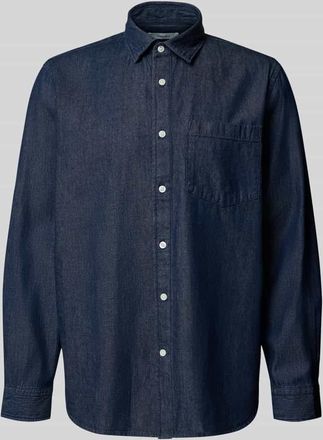 Selected Regular Fit Jeanshemd aus reiner Baumwolle Modell REGCARLO in Dunkelblau, Größe XXL