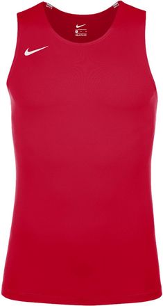 Nike Slanke heren-tanktop met ronde hals (Universiteitsrood)
