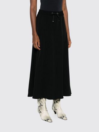 Herno A-Line Midi Skirt in Jersey with High Elasticated Waist