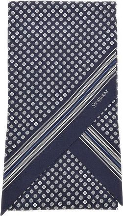 Saint Laurent Silk twill lavalliere scarf Man One Size