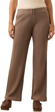 Faherty Apr&egrave;s Organic Cotton Waffle Pants in Wood Smoke at Nordstrom Rack, Size Xx-Large