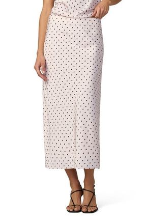 Joe's The Ines Polka Dot Midi Skirt in Ecru Polka Dot at Nordstrom, Size X-Small