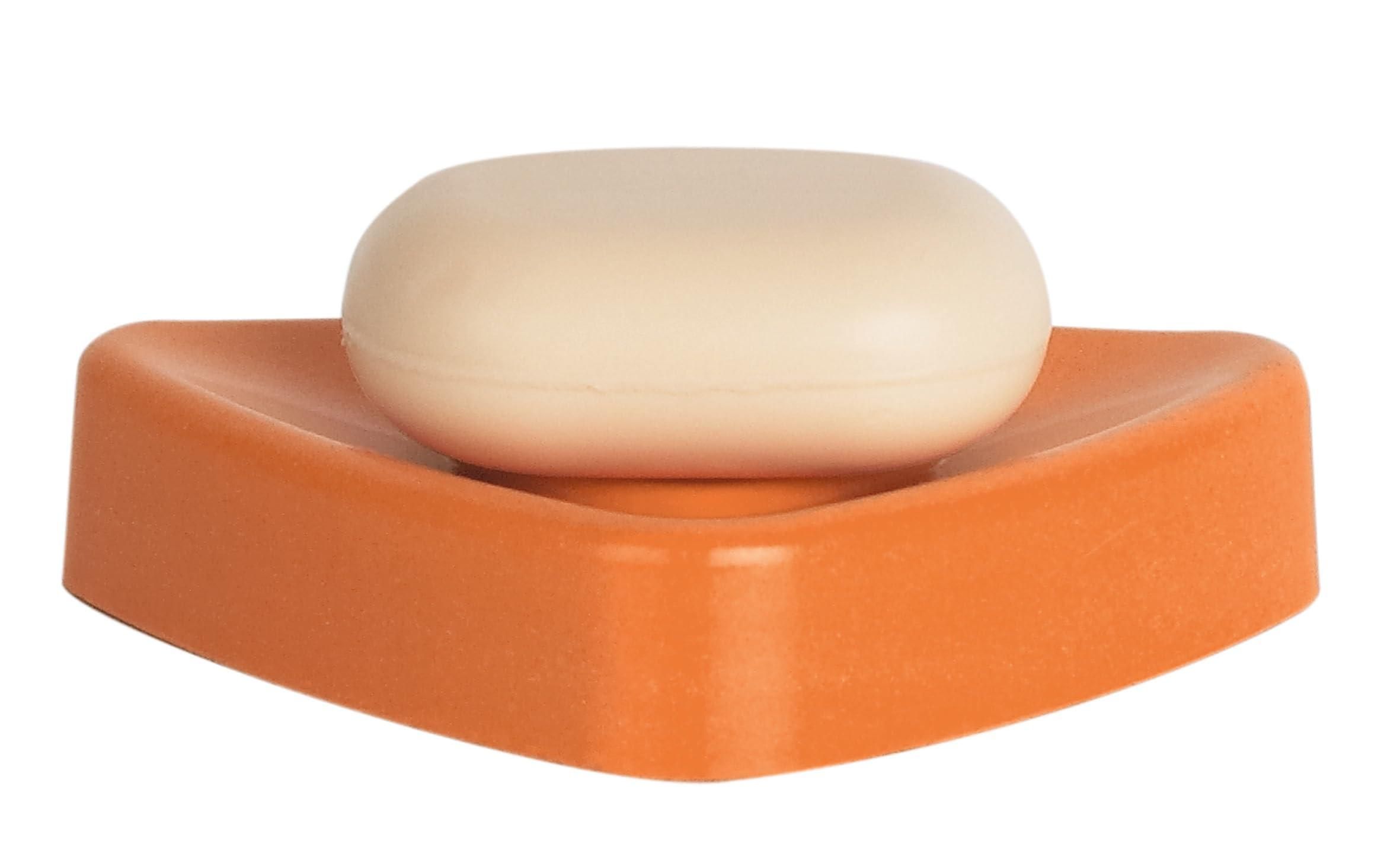 Spirella Seifenschale Max-Acryl In Grau - Elegantes Badezimmer-Accessoire Zum Stellen Oder Wandmontage