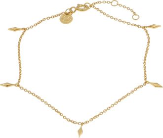 Diamanti Per Tutti Gold Drop Anklet Bracelet