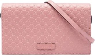 Gucci Borsa a tracolla in pelle goffrata Pre-owned - - Pre-owned - Donna - Rosa - ONE SIZE