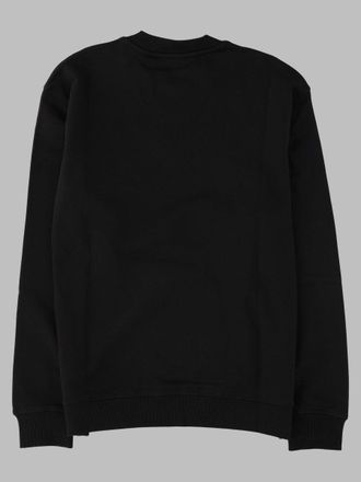 Versace Jeans Couture Logo-Print Cotton Sweatshirt - Black