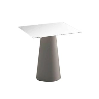 Plust Mesa De Comedor Cuadrada Dise&ntilde;o Moderno Jard&iacute;n Terraza Fura T1-dq - Beige