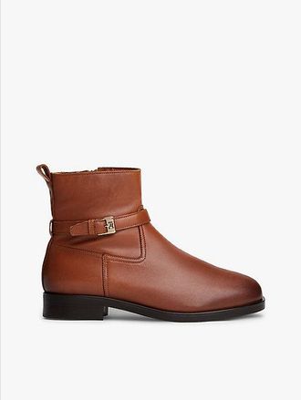 Tommy Hilfiger Botas de montar en piel con hebilla