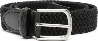 Eraldo Leather-trim Interwoven Belt