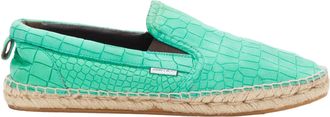 Jimmy Choo London Vlad embossed scaled leather espadrilles