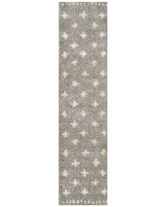 Jonathan Y Designs Jonathan Y Cristo Berber Geometric Shag Polypropylene Rug