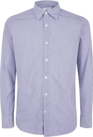 Tintoria Mattei Casual Shirts - Heren - Casual Overhemden - Blauw - XL - Overhemden