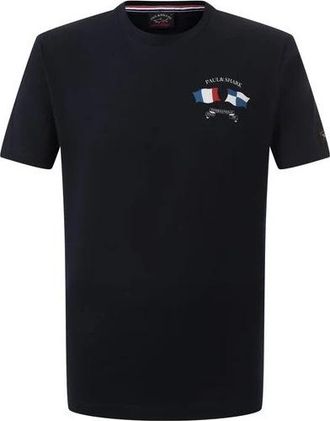 Paul & Shark T-shirt - Heren - T-shirts - Zwart - M - Katoen - Tops