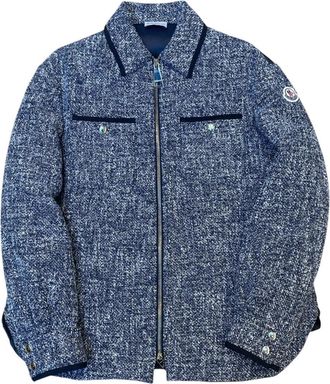 Moncler Jassen - Heren - Zomerjassen - Blauw - 2XS - Katoen - Jassen