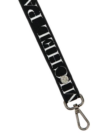 Maison Michel Womens Bicolor Cotton Keychain Accessory
