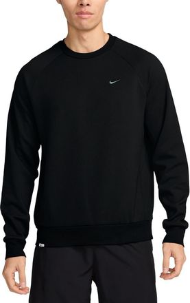 Nike Primary Dri-FIT Sweatshirt in Black/Black at Nordstrom, Size Xx-Large