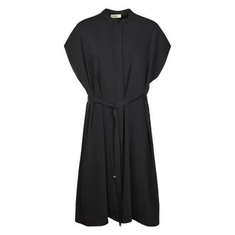 Herno Shirt Dresses, female, Black, Size: S Abito Donna