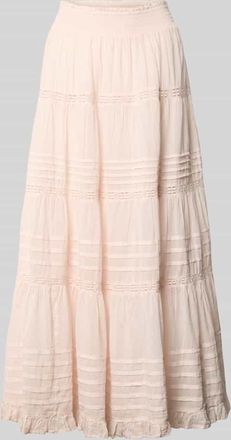 Neo Noir Neo Noir Maxirock mit elastischem Bund Modell Felicia in Pink, Gr&ouml;&szlig;e 34