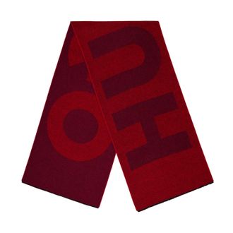HUGO BOSS Hugo Lettering Midweight Logo Sjaal (Roze)