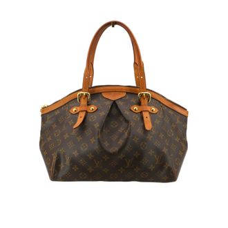 Louis Vuitton Pre-owned Womens Cloth Shoulder Bag Tivoli - Brown Cotton - One Size