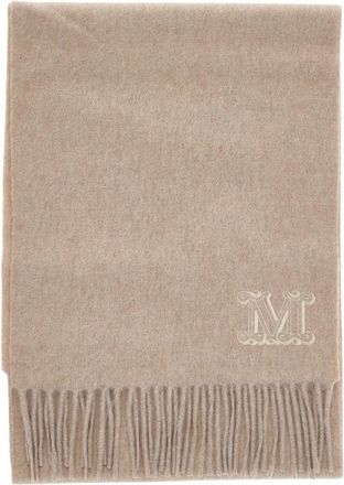 Max Mara Wsdalia Scarf - Dames - Wintersjaals - Beige - ONE Size - Kasjmier - Accessoires