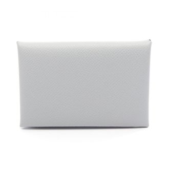 Herm&egrave;s Blue Epsom Leather Coin Purse/Coin Case (Pre-Owned)