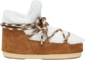 Moon Boot Sherling Boot met Antislipzool - Dames - Winterlaarzen - Wit - 35 EU - Schoenen