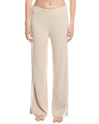 Barefoot Dreams Cozychic Ultra Lite Contrast Ribbed Slit Pant