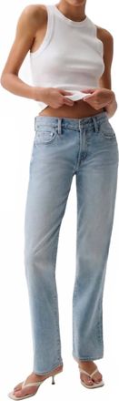 Pistola Denim Issa Mid Rise Relaxed Straight Jeans In Roadtrip