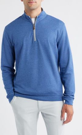 Johnnie-O Sully Quarter Zip Pullover in Sapphire at Nordstrom, Size Xx-Large