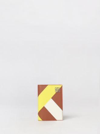 Loewe Anagram Compact Bifold Wallet in Bicolour Calfskin Leather