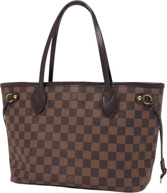 Louis Vuitton Brown Damier Canvas Handbag Tote Bag (Pre-Owned)