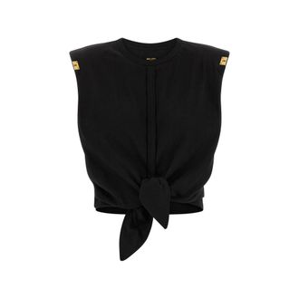 Elisabetta Franchi Knot-detail Tank Top