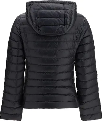 Moncler Womens Igelhood Short Down Jacket Longue Saison Black Polyamide