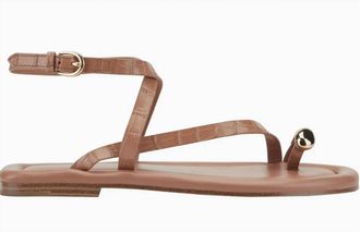 Marc Fisher Womens Gynnie Strappy Sandal In Natural