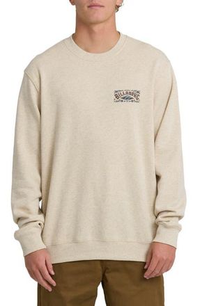Billabong Short Sands Graphic Sweatshirt in Oatmeal Heather at Nordstrom, Size Xx-Large