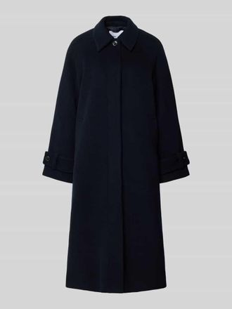 Sams&oslash;e & Sams&oslash;e Mantel aus Leinen-Mix Modell ALMA in Marine, Gr&ouml;&szlig;e L