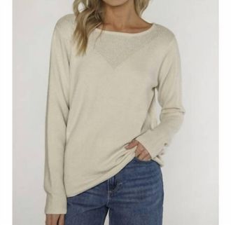 Matty M Lena Sweater In Ivory