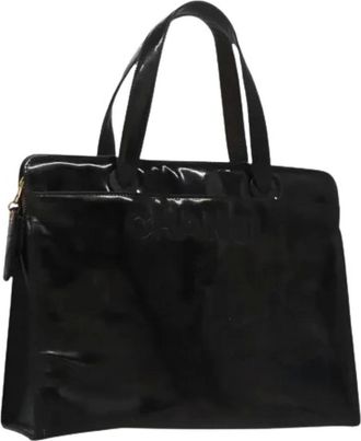 Chanel Pre-owned Handbags, female, Black, Size: ONE SIZE Pre-owned Vintage Tote Bag