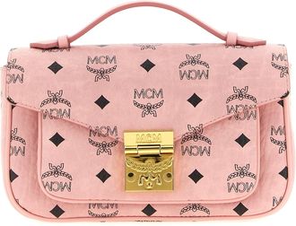 MCM Tracy Borse A Tracolla Rosa-Donna
