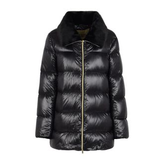 Herno A-Shape Jacket - female - Herno - Down Jackets - Black - 3XL - Jackets