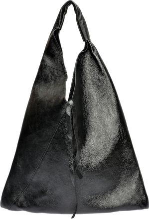 Isabella Rhea Zwart Rundleer Tas