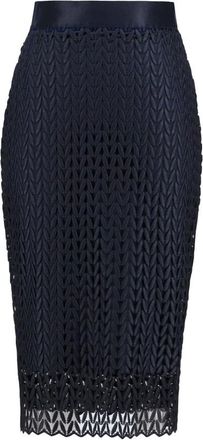 Joseph Ribkoff Dames, Rokken, Blauw, Maat: 2XL Spandex