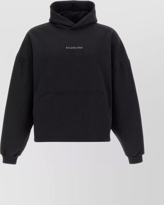 Balenciaga strass back detail hoodie