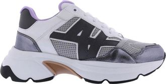 Nubikk Ross Trek Edge - Dames - Sneakers - Grijs - 36 EU - Leer - Schoenen