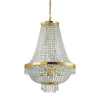 Netlighting Caesar 12 Light Pendant Light Gold G9
