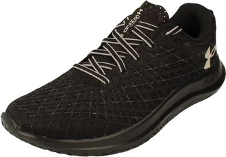 Under Armour UA Flow Velociti Wind 2 Mens Running Trainers - Black - Size UK 10