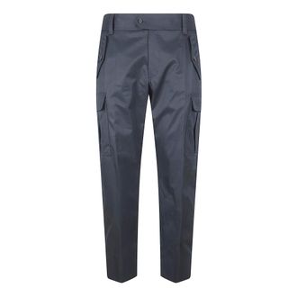 Alexander McQueen Cargo Trousers - male - Alexander McQueen - Straight Trousers - Black - L - Trousers