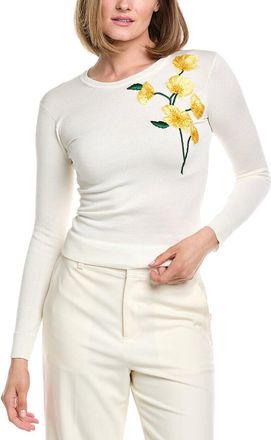 Carolina Herrera Embroidered Sweater