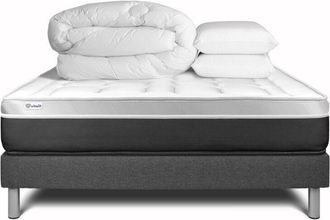 VITALIT Pack Colch&oacute;n Gris Espuma Viscoel&aacute;stica 200 X 200